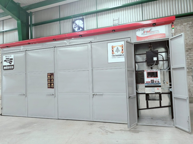 Horno para tarimas de exportación